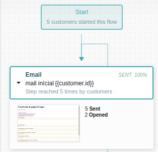 Details about the email step