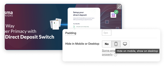 Hide in Mobile