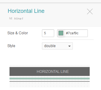 Horizontal line