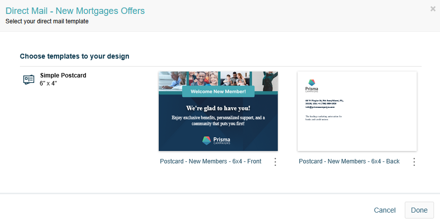 Direct mail selection