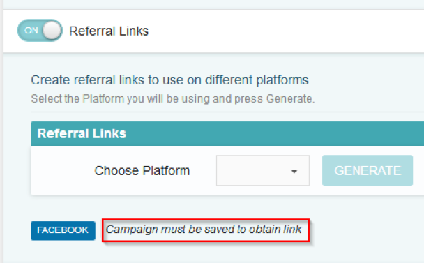 Creating a referral link