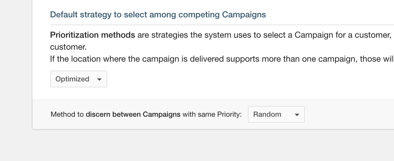 Optimized prioritization