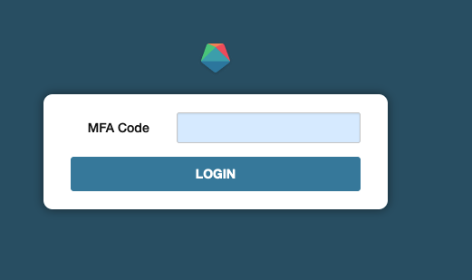 MFA required for login