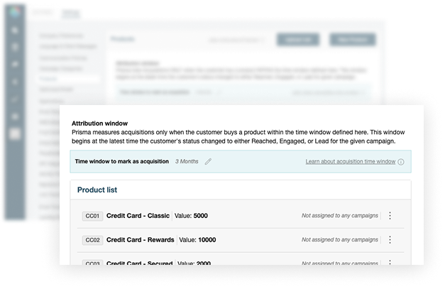 Attribution window setting