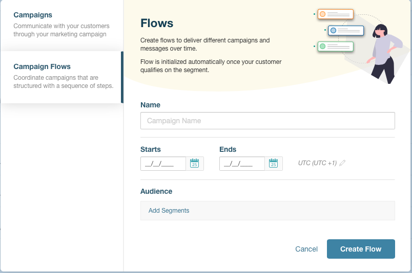 Creating a new campaign flow