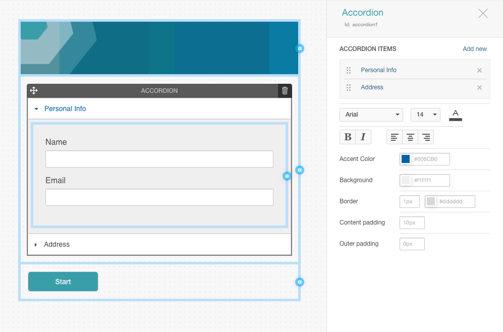 Accordion - Funnel Page