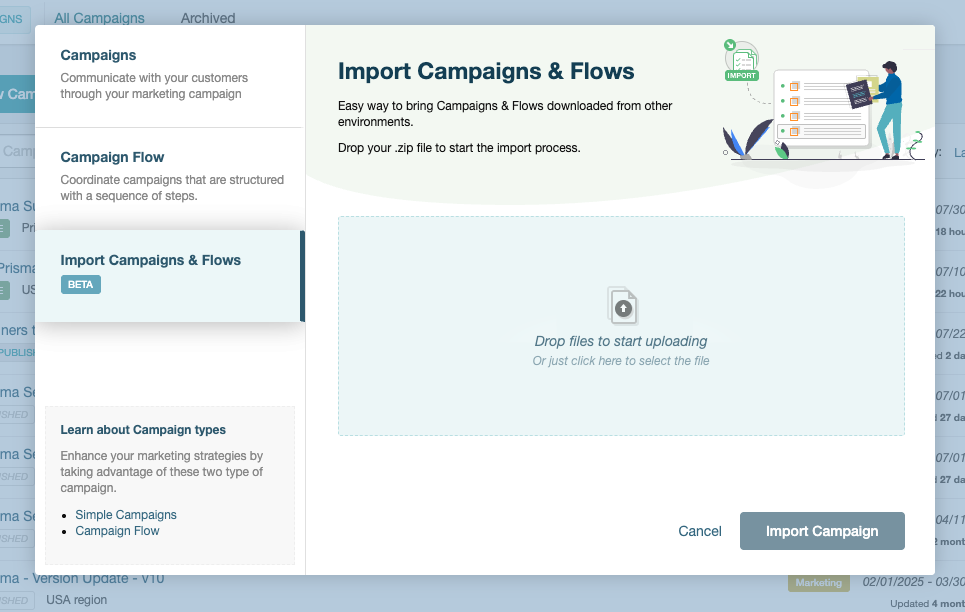 Import Campaigns